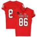 Texas Tech Red Raiders Team-Issued #86 Jersey with Equality Patch from the 2017-2022 NCAA Football Seasons