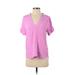 J.Crew Active T-Shirt: Pink Activewear - Women's Size 2X-Small