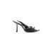 Zara Mule/Clog: Black Print Shoes - Women's Size 40 - Open Toe