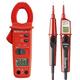 Benning CM 1-2 Digital- Stromzangen-Multimeter (Anzeige digital, Strommessbereich/AC 0.1 A - 400 A, 3 ½-stellige LCD-Anzeige 44062 & DUSPOL digital Digitaler True RMS Spannungsprüfer 50263