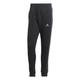 adidas, Essentials Fleece 3-Stripes Tapered Cuff, Jogginghose, Schwarz/Schattenviolett, XL, Mann