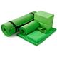 BalanceFrom GoYoga 7-Piece Set - Include Yoga Mat with Carrying Strap, 2 Yoga Blocks, Yoga Mat Towel, Yoga Hand Towel, Yoga Strap and Yoga Knee Pad (Green, 1/2"-Thick Mat)