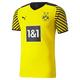 Puma Men's Borussia Dortmund 2021/22 Season Trainning, Game-Kit Home, Cyber Yellow Black, M