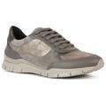 Sneaker GEOX "D SUKIE" Gr. 37, grau (dunkelgrau) Damen Schuhe Sneaker