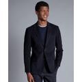 Men's Italian Moleskin Cotton Jacket - Dark Navy, 46R Regular by Charles Tyrwhitt