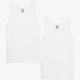 Petit Bateau Boys White Organic Cotton Vests (2 Pack)