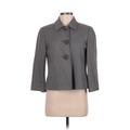 Tahari Blazer Jacket: Gray Jackets & Outerwear - Women's Size 6