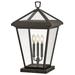 HINKLEY OUTDOOR ALFORD PLACE Large Pier Mount Lantern Oil Rubbed Bronze