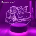 Lampe de nuit LED en acrylique Monténégro de démons Kamen Nidouzi mignon lampe de table