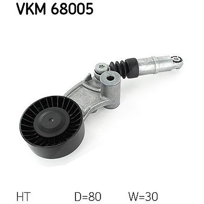 Skf Spannrolle, Keilrippenriemen [Hersteller-Nr. VKM68005] für Subaru Image