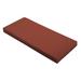 Arlmont & Co. Outdoor Bench/Loveseat Cushions Polyester in Red/Gray/Brown | 42" W x 18" D | Wayfair FDE289F881D64013A90B62C798E27352