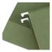 Universal Box Bottom Hanging File Folders 2 Capacity Letter Size 1/5-Cut Tabs Standard Green 25/Box | Order of 1 Box