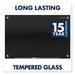 Quartet Infinity Magnetic Glass Marker Board 36 X 24 Black | Order of 1 Each