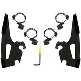 Memphis Shades Batwing Fairing Black Trigger-Lock Mounting Kit (MEB2067)