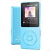 Card MP4 Player Mini MP3 Student Walkman - Portable and Multifunctional - 8GB Storage - Blue