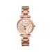 Women's Fossil Gold Washington State Cougars Carlie Rose Stainless Steel Watch