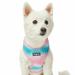 Soft & Comfy Mermaid Scales Print Adjustable Dog Harness Vest, Small, Pink