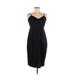 Pink Blush Casual Dress - Sheath: Black Solid Dresses - Women's Size Medium