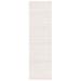 White 96 x 27 x 0.25 in Indoor Area Rug - Martha Stewart Rugs Msr9675 Wilton Area Rug In Beige/Ivory Cotton/Wool | 96 H x 27 W x 0.25 D in | Wayfair