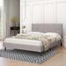 Latitude Run® Christianna Bed Upholstered/Linen | 42.5 H x 64 W x 84.5 D in | Wayfair 0BB5CD40BCCF422F89EDED0987C7B39A