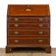 Georgian Antique Mahogany Bureau | Antique Bureaux | Antique Furniture | Mahogany Furniture | Antique Desks (M-4672)