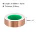 Copper Foil Tape 1.97 Inch x 21 Yards 0.06 Thick Double Sided for Electronics - Copper Tone