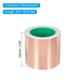 Copper Foil Tape 3.94 Inch x 66 Feet 0.05mm Thick Double Sided Conductive - Copper Tone