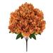 Set of 2 Brown Cafe Artificial Lush Hybrid Peony Flower Stem Bush Bouquet 17in - 17" L x 10" W x 10" DP