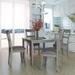 5-Piece Industrial Style Dining Set with Wooden Table and Chairs, Easy Assembly, Ideal for Small Spaces