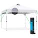 Quictent 10x10 Pop up Canopy Tent Portable Instant Shelter with Vent Ez up Canopy-White