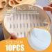 Wozhidaoke Kitchen Gadgets Silicone Steamer Pad Non-Stick Silicone Mat Steamer Pad Sum Paper Cooking Tools Kitchen Utensils Set Placemat C 27*25*1 C