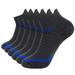 Eiyebisi Men s low cut socks Athletic Thick Cushion Running Socks 6 Pairs