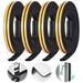 sixwipe 4 Pcs Weather Stripping Door Seal Strip 32.8 ft Adhesive Foam Pipe Insulation Soundproof Door Sealer Door Sealant Strip Weather Stripping Tape for Door Frame Bottom Window