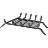 Home Impressions 18 In. Steel Fireplace Grate with Ember Screen FG-1016 FG-1016 403582