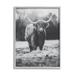 Stupell Grazing Cattle Farmhouse Photography Animals & Insects Photography Gray Framed Art Print Wall Art