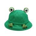 Holiday Savings Deals! Kukoosong Toddler Baby Sun Hat Bucket Hat Parent-child Cute Hat All-match Fisherman Hat Student Cartoon Sunscreen Sun Hat Green One Size