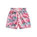 Arvbitana Toddler Boy Swim Trunks Baby Swimming Short Quick Dry Swimsuit Kid Summer Tropical Print Swimwear 6M-3T