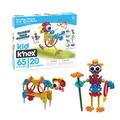 Basic Fun 85052 Kid K'NEX Farmin' Friends 20 Model Building Set 61pc