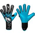 Kaliaaer PWRLITE FaderBlaze Ignite Junior Goalkeeper Gloves Size 6 Black/Blue