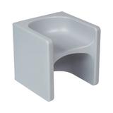 ECR4Kids Tri-Me 3-In-1 Cube Chair, Kids Furniture Plastic in Gray | Wayfair ELR-14430-LG