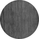 Gray/Dark Gray Round 6' Area Rug - 17 Stories Square Oriental Machine Woven Chenille Area Rug in Gray 72.0 x 72.0 x 0.08 in gray/Chenille | Wayfair