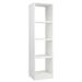 Wade Logan® Baxton Bookcase Wood in Brown/White | 56 H x 15 W x 13 D in | Wayfair C31C73562230475099DFFD18133D2F91