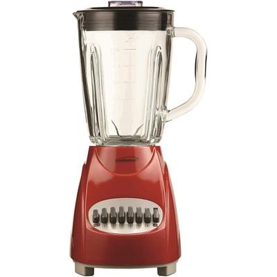 BRENTWOOD 12 Speed Blender with Glass Jar - 7.5 x 7.5 x 16