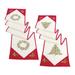 72" Tree and Wreath Christmas Table Runner