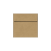 LUXPaper Square Envelopes 70 lb 3 1/4 x 3 1/4 Grocery Bag Brown 50 Pack