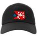 Embroidered Puerto Rican FLAG with Taino Frog Logo Adjustable Baseball Cap-EM-0034-Black