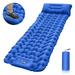 Carevas Lightweight Camping Mat with Air Pillow Portable Air Mattress Waterproof Backpacking Sleeping Pad