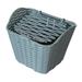 Bike Basket Handlebar Basket with Lid Electric Bike Basket Durable Portable Bike Front Basket for Outdoors Cycling Accessories Gray