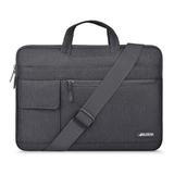 Mosiso Polyester Laptop Shoulder Bag for 2018-2020 MacBook Air 13 inch A2179 A1932 13 inch MacBook Pro A2251 A2289 A2159 A1989 A1706 A1708 Notebook Messenger Briefcase Sleeve Case Space Gray