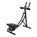 OUKANING Foldable Ab Machine Coaster Abdominal Crunch Training Sit Up Bench Ab Workout& LED Display w/ 3 Gears